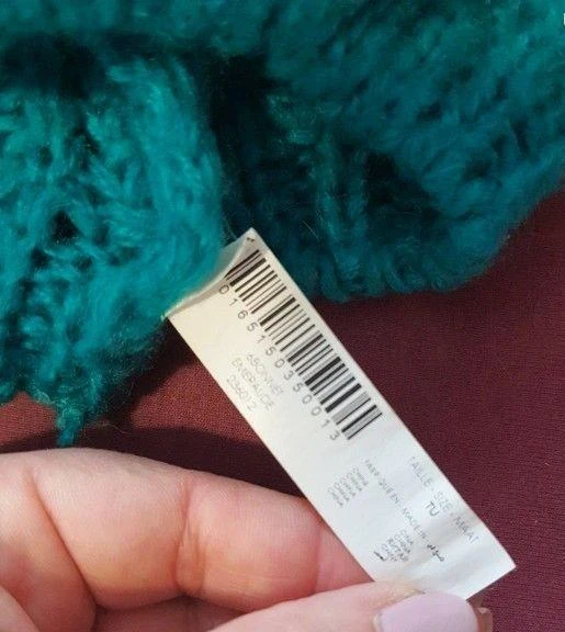 Turquoise knit beanie MIM women – photo 2
